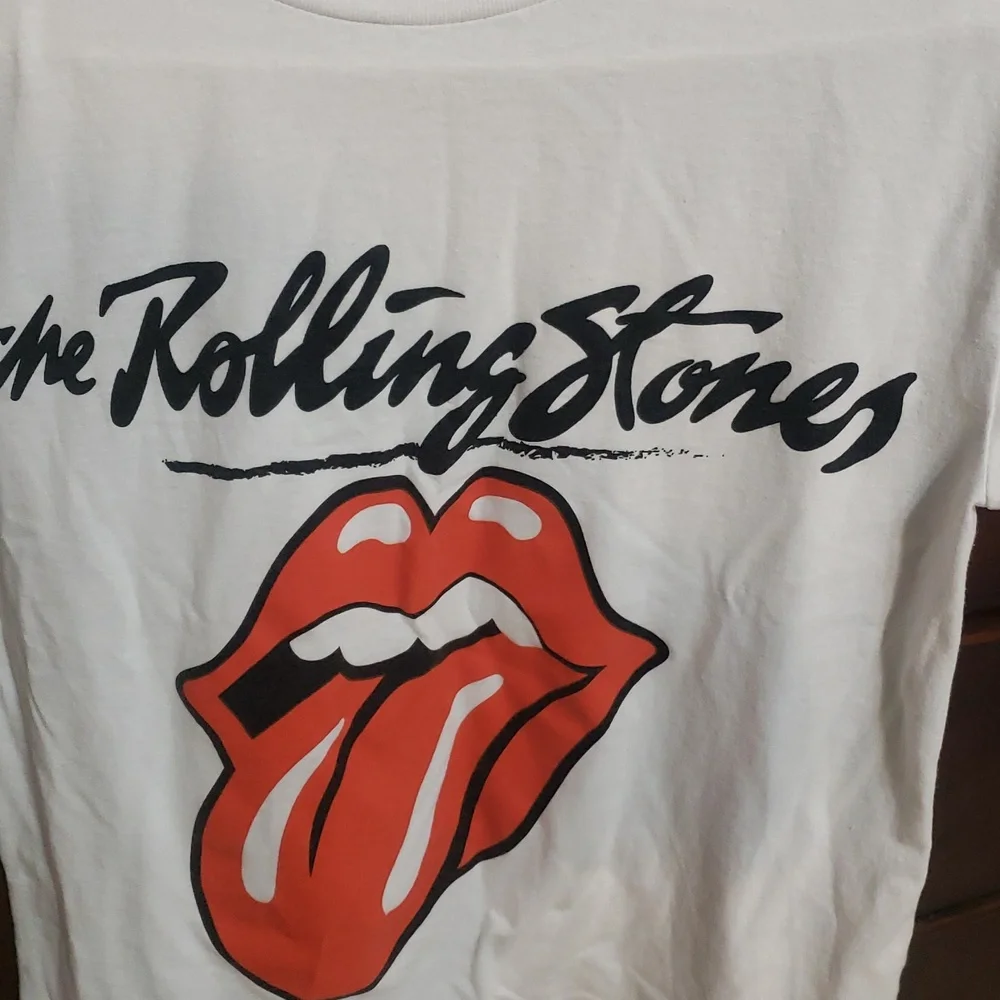 The Rolling Stones White and Red Womens  T-Shirt - Picture 2 of 4